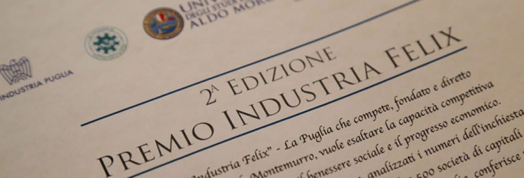 Industria Felix premia 60 eccellenze imprenditoriali pugliesi