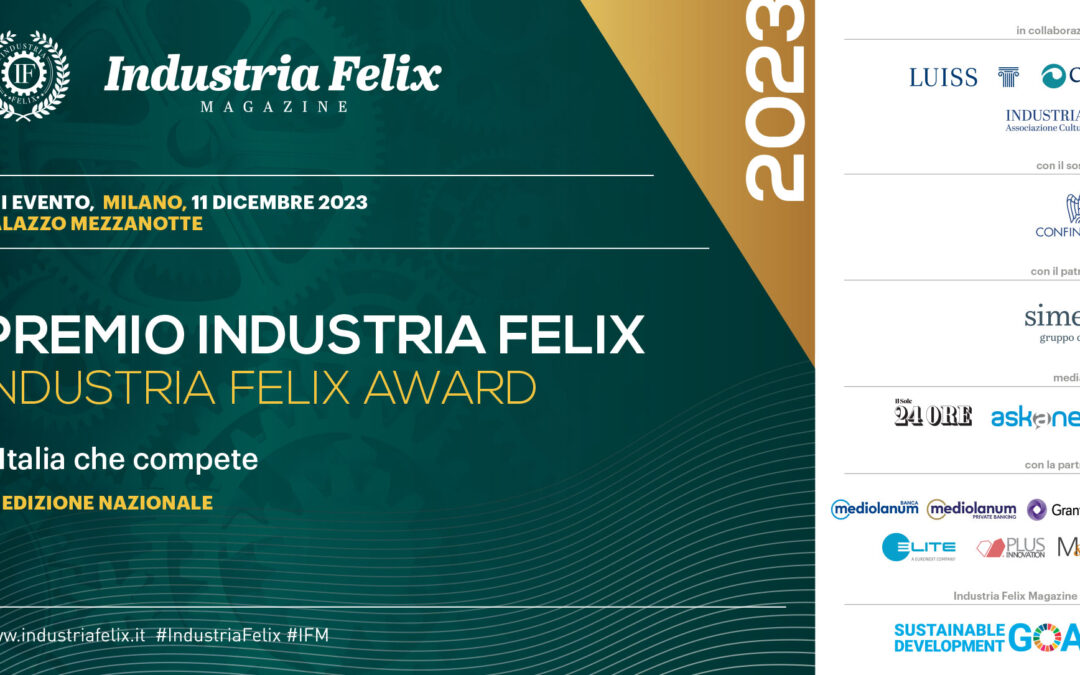 Industria Felix premia le 196 imprese più competitive d’Italia